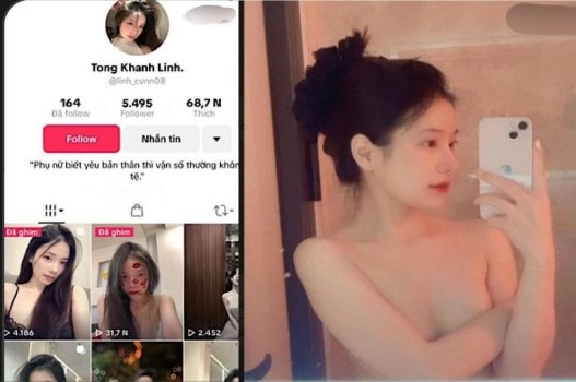 Clip nóng TikTok Tống Khánh Linh mới nhất