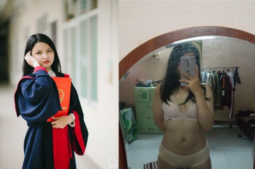 Clip sex nữ sinh mới tốt nghiệp cho bạn đụ mệt nghỉ