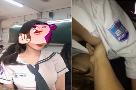 Nữ sinh BJ giỏi khiến bạn học sướng